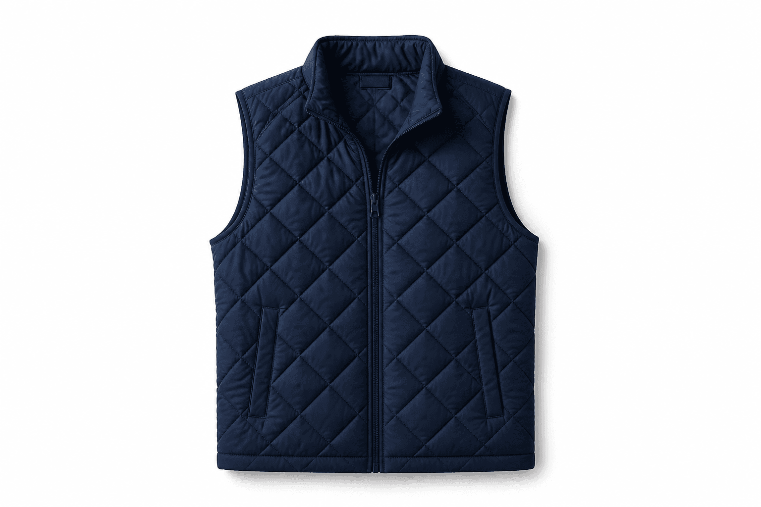 Quilted Vest Navy